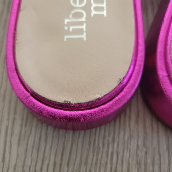 Libera Mente Fucsia Leather Woven Sandals - Picture 4 of 9